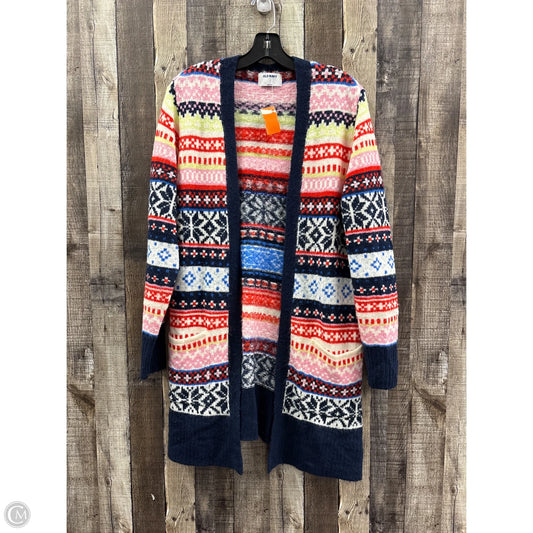 Sweater Cardigan By Old Navy In Multi-colored, Size: L