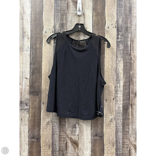 Athletic Tank Top By Lululemon In Black, Size: Xl