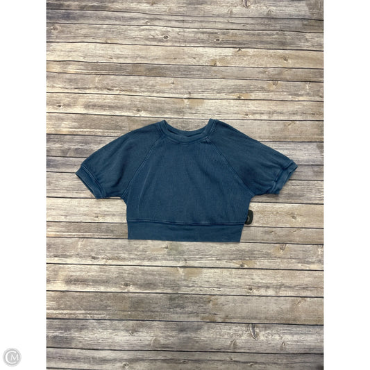 Top Short Sleeve By Urban Outfitters In Blue, Size: S