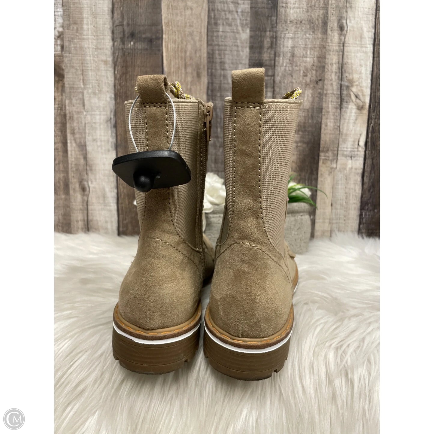 Boots Combat By Cme In Animal Print, Size: 8