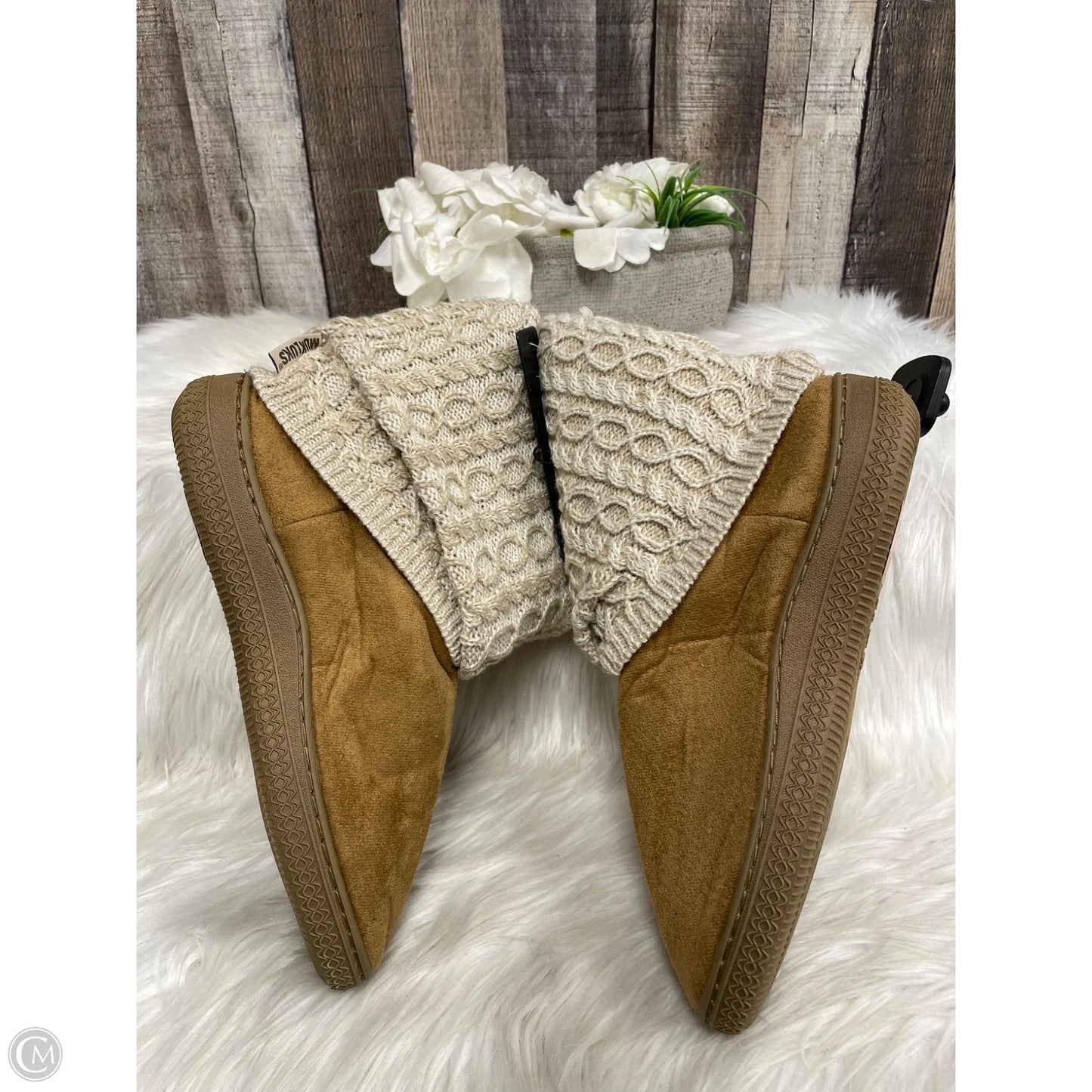 Boots Ankle Flats By Muk Luks In Tan, Size: 7.5