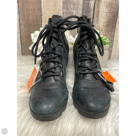 Boots Ankle Heels By Sorel In Black, Size: 8
