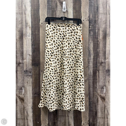 Skirt Maxi By Wishlist In Animal Print, Size: M