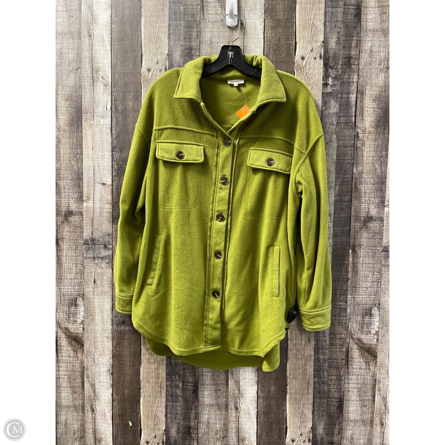 Jacket Shirt By La Miel In Green, Size: S