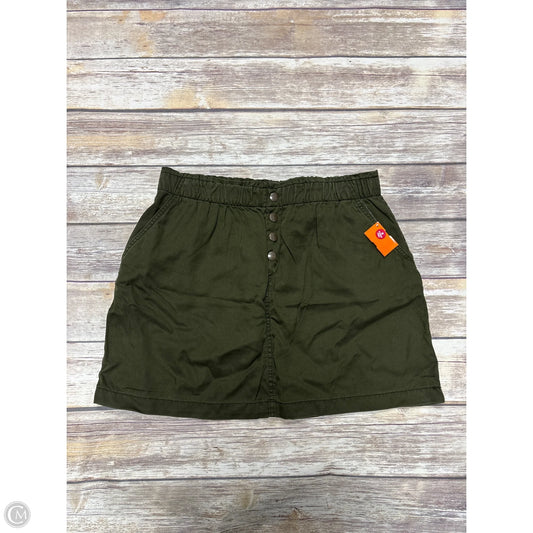 Skirt Mini & Short By Loft In Green, Size: L