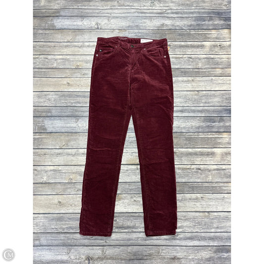 Pants Corduroy By Anthropologie In Maroon, Size: 2