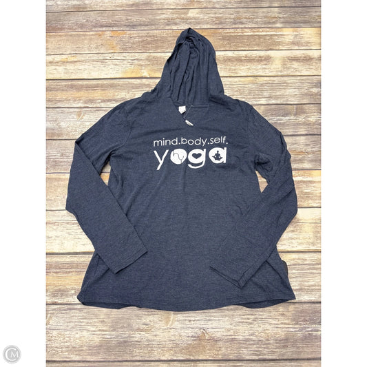 Top Long Sleeve By District In Blue, Size: M