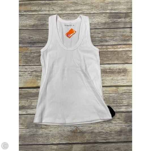 Tank Top By Abercrombie And Fitch In White, Size: M