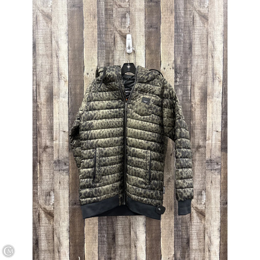 Coat Puffer & Quilted By Cme In Green, Size: M