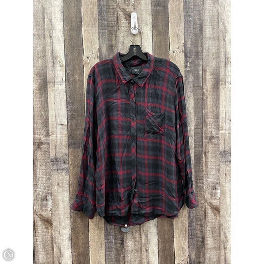 Top Long Sleeve By Rails In Multi-colored, Size: Xxl