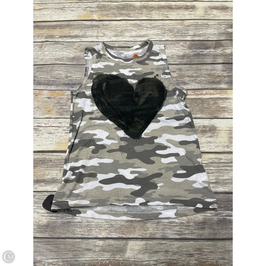 Top Sleeveless By Evereve In Camouflage Print, Size: Xs