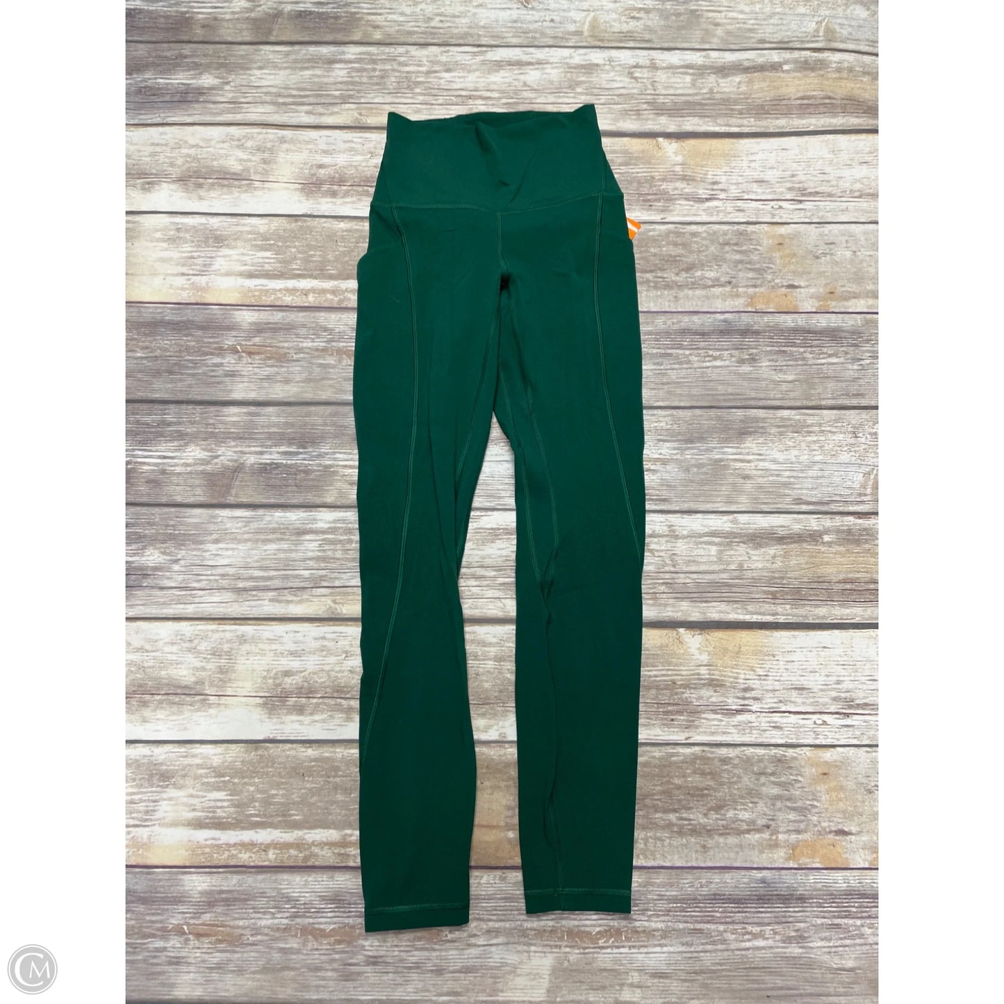 Athletic Leggings By Lululemon In Green, Size: 2
