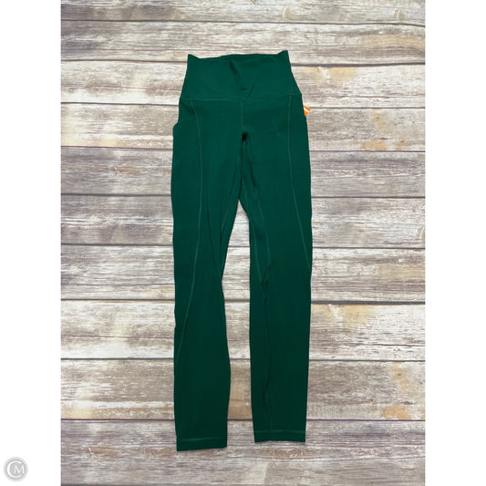 Athletic Leggings By Lululemon In Green, Size: 2