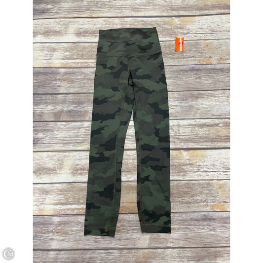 Athletic Leggings By Lululemon In Camouflage Print, Size: 2