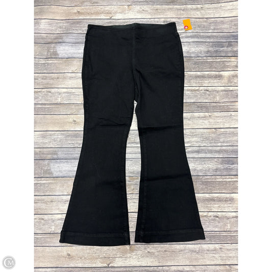 Jeans Flared By Inc In Black Denim, Size: 14p