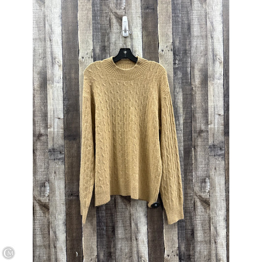 Sweater By J. Crew In Tan, Size: Xl