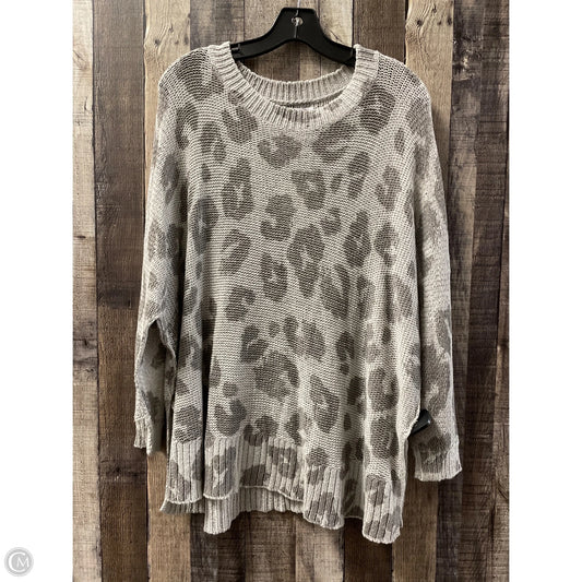 Sweater By Mudpie In Grey, Size: Osfm