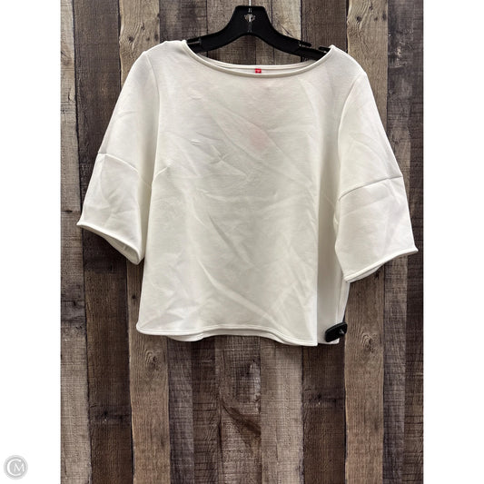 Top Short Sleeve By Spanx In White, Size: M