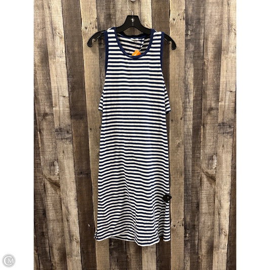 Dress Casual Midi By J. Crew In Striped Pattern, Size: M