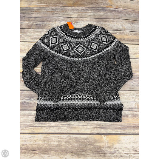 Sweater By Old Navy In Black & White, Size: M