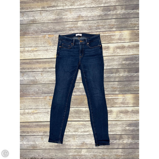 Jeans Skinny By Loft In Blue Denim, Size: 0