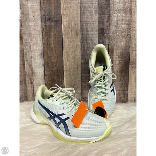 Shoes Athletic By Asics In Green, Size: 8