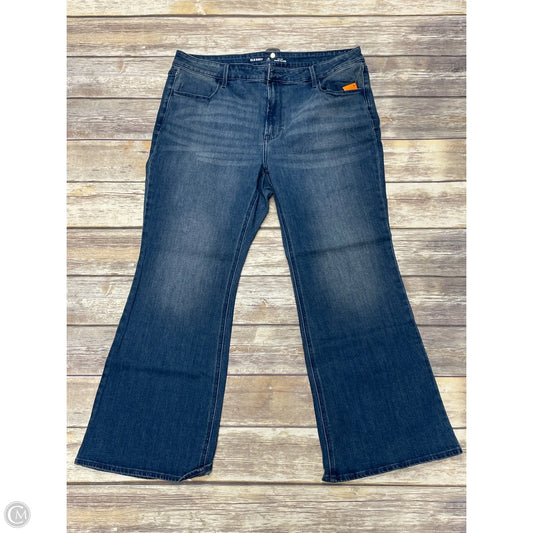 Jeans Flared By Old Navy In Blue Denim, Size: 16