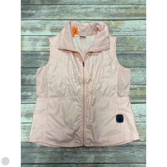 Vest Puffer & Quilted By Columbia In Peach, Size: 1x