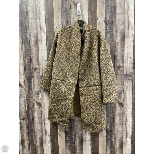 Coat Faux Fur & Sherpa By Old Navy In Animal Print, Size: Xl