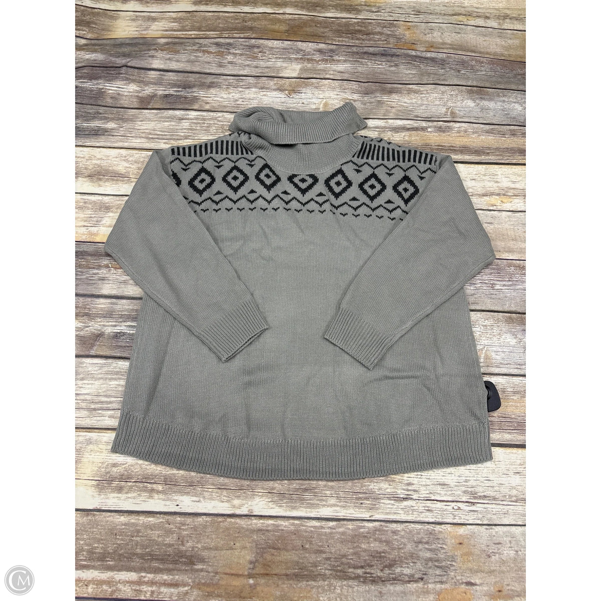 Sweater By Lane Bryant In Grey, Size: Xl