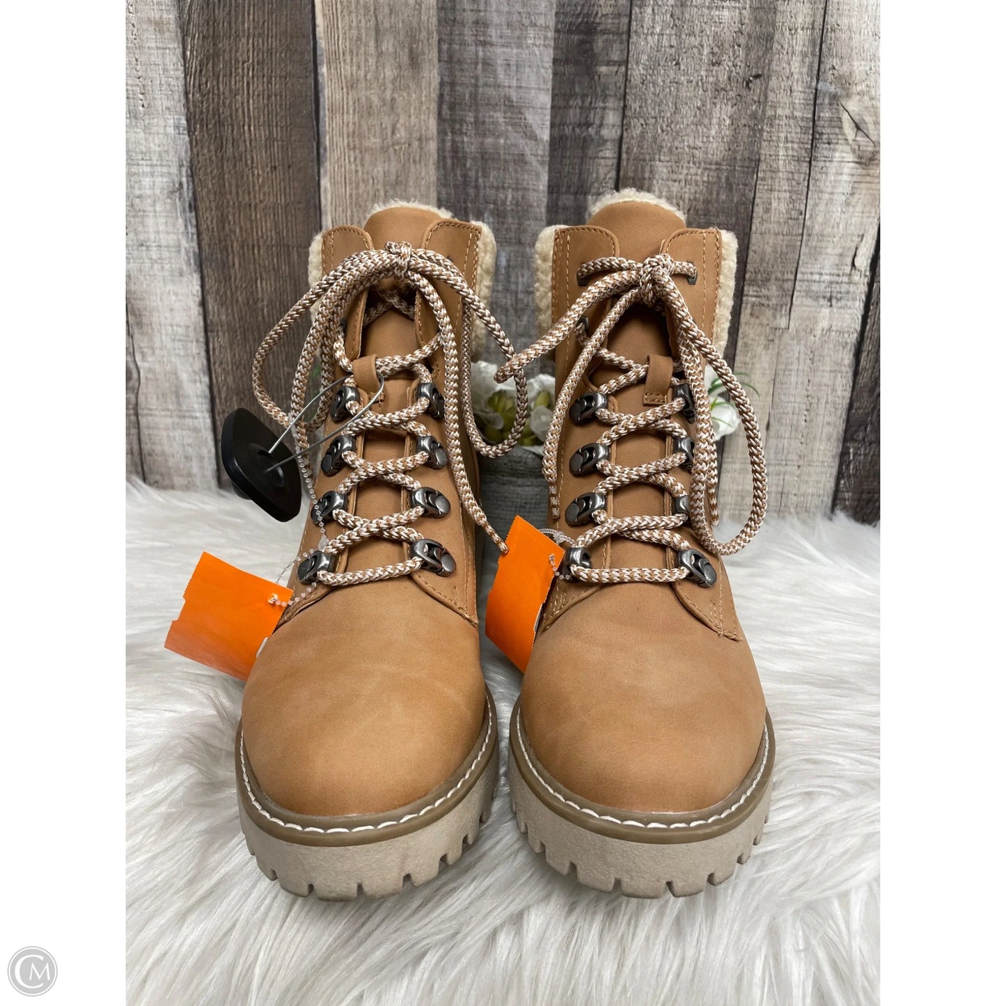 Boots Ankle Heels By Dolce Vita In Tan, Size: 8.5