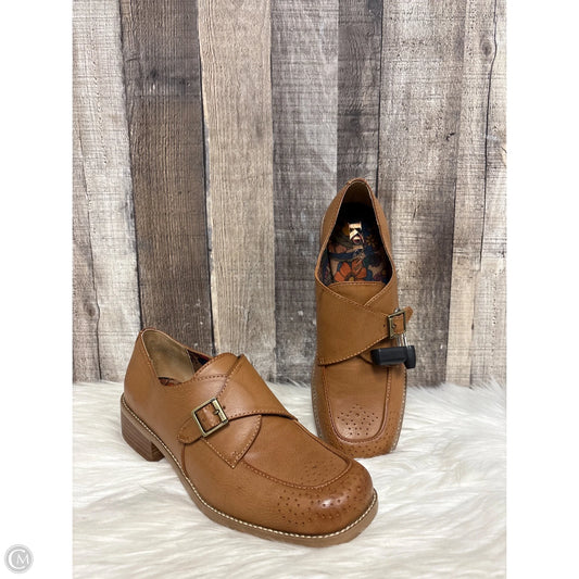 Shoes Heels Block By Korks In Brown, Size: 8