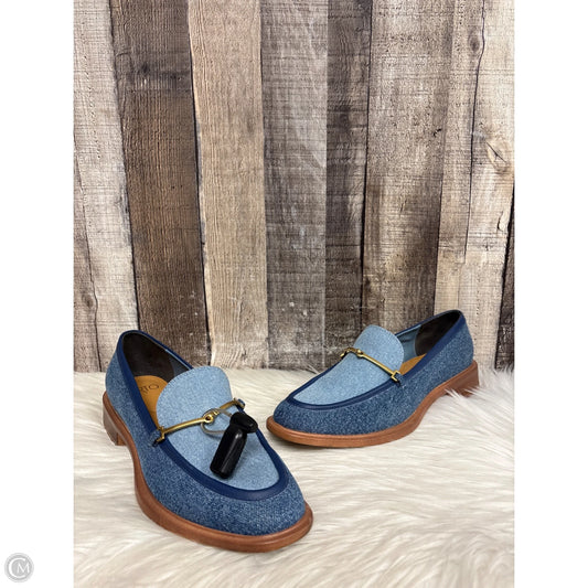 Shoes Heels Block By Franco Sarto In Blue, Size: 8.5