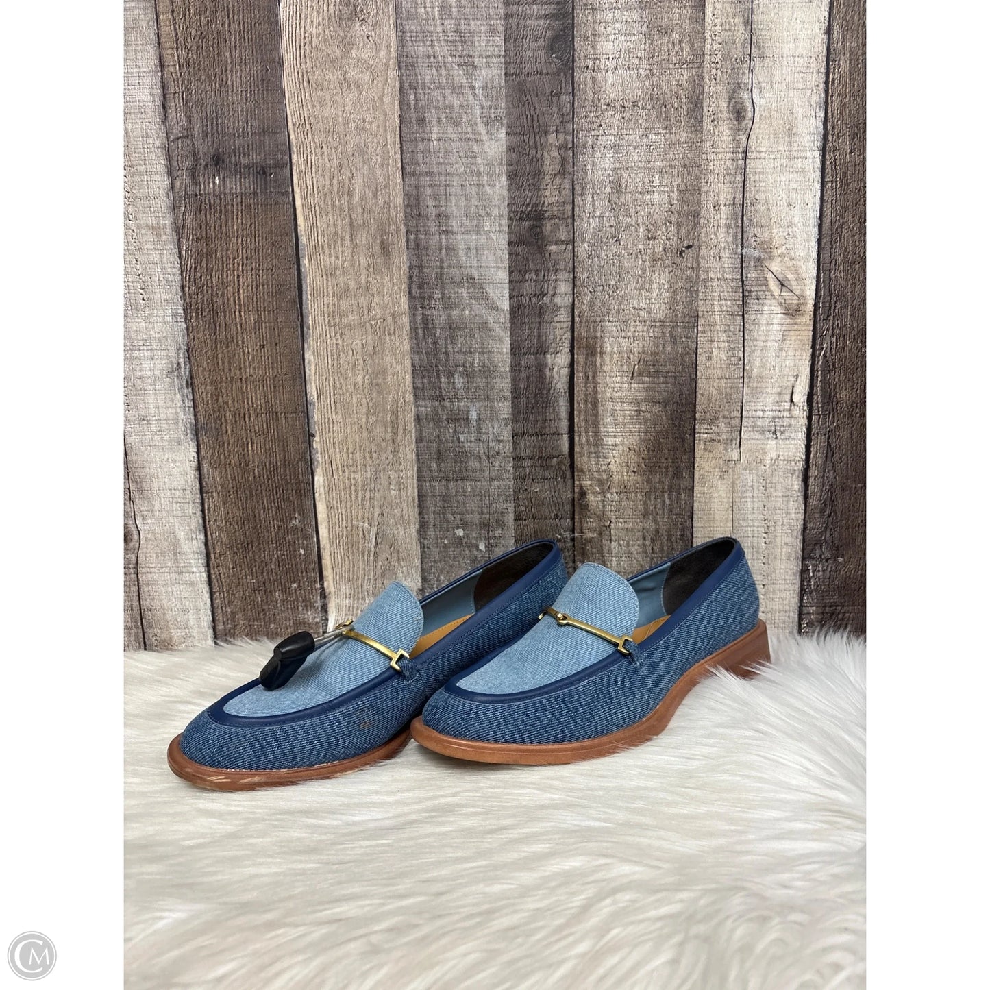 Shoes Heels Block By Franco Sarto In Blue, Size: 8.5