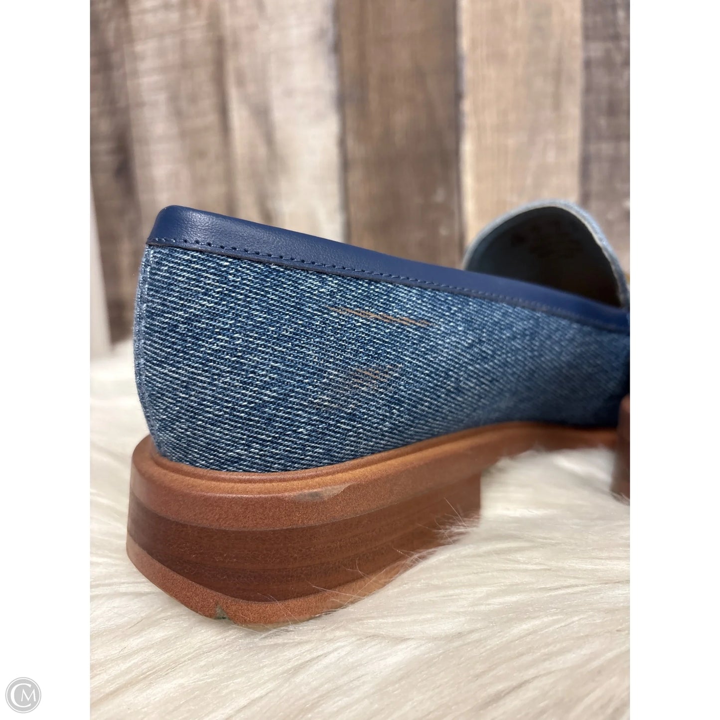 Shoes Heels Block By Franco Sarto In Blue, Size: 8.5