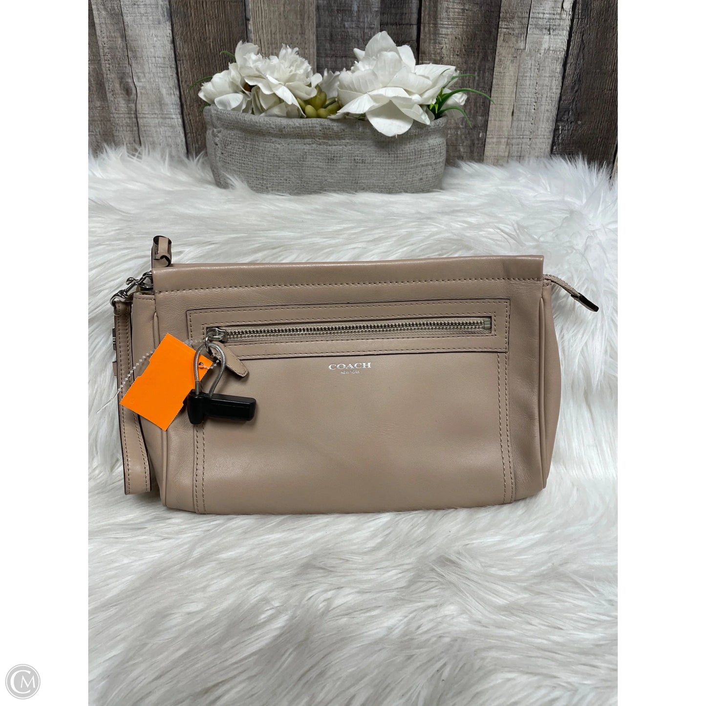 Clutch Designer By Coach, Size: Large