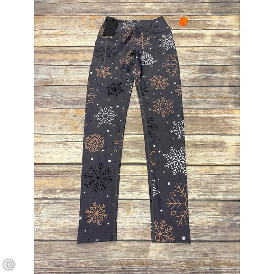 Athletic Leggings By Cme In Grey, Size: M