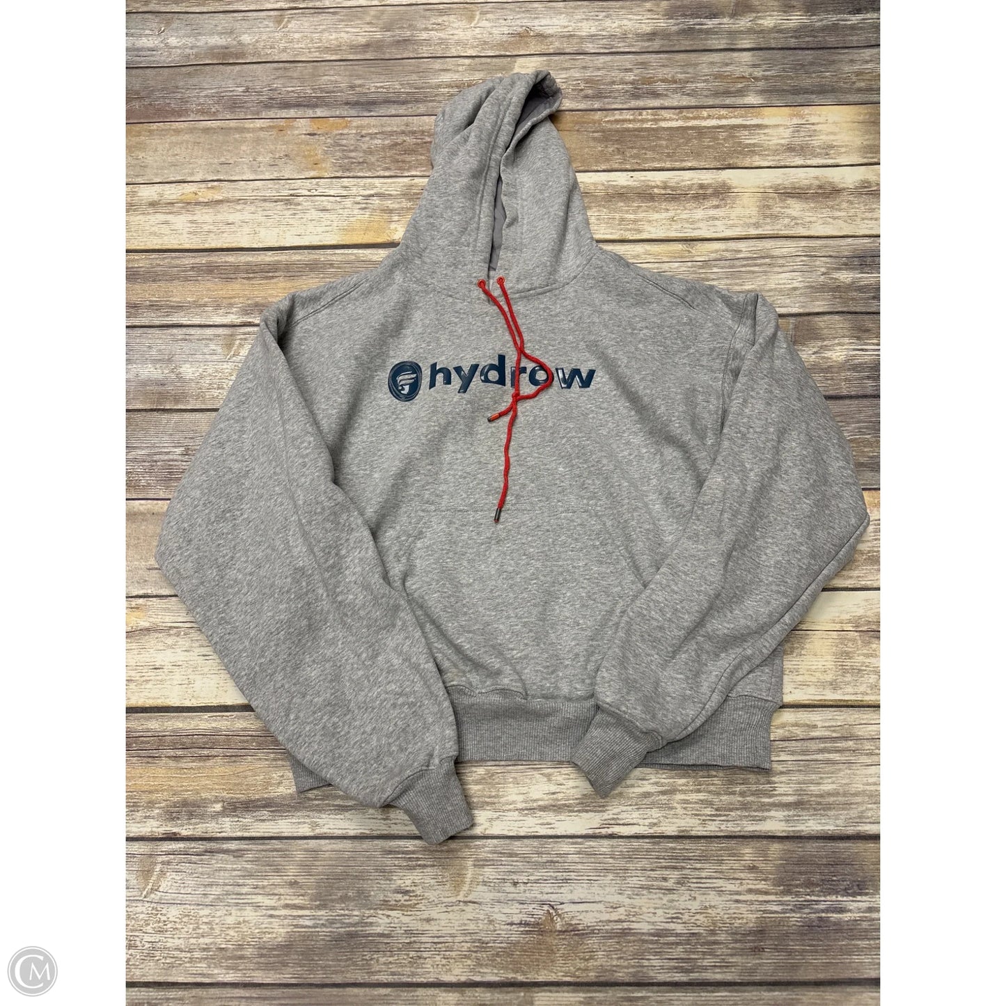 Athletic Sweatshirt Hoodie By Fabletics In Grey, Size: Xl