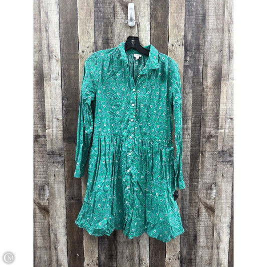 Dress Casual Midi By J. Crew In Green, Size: S