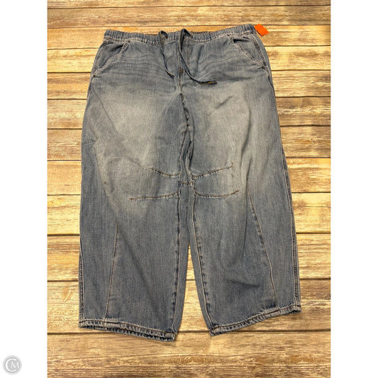 Jeans Wide Leg By Torrid In Blue Denim, Size: 2x