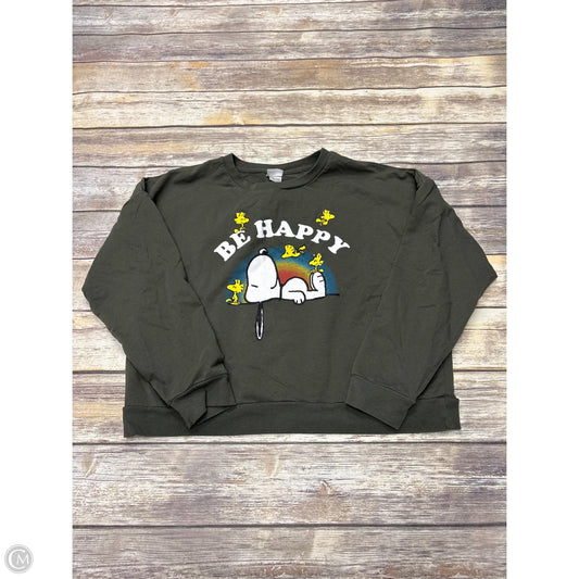 Sweatshirt Crewneck By Cme In Green, Size: 1x