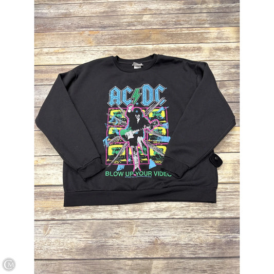 Sweatshirt Crewneck By Cme In Black, Size: L