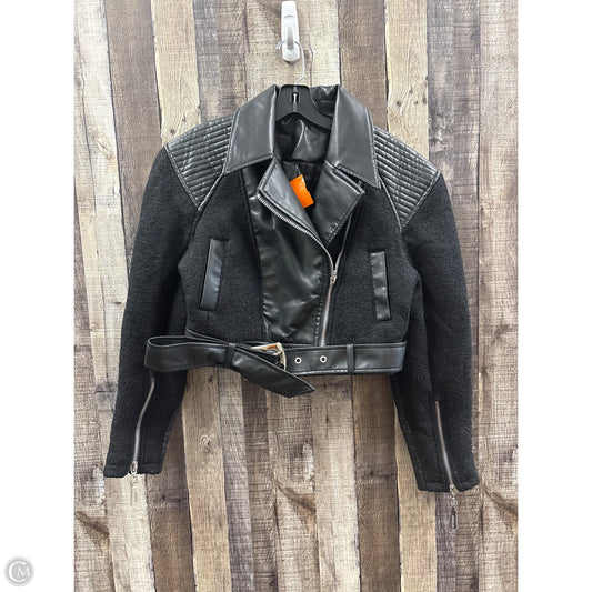 Jacket Moto By Cmf In Black, Size: Xs