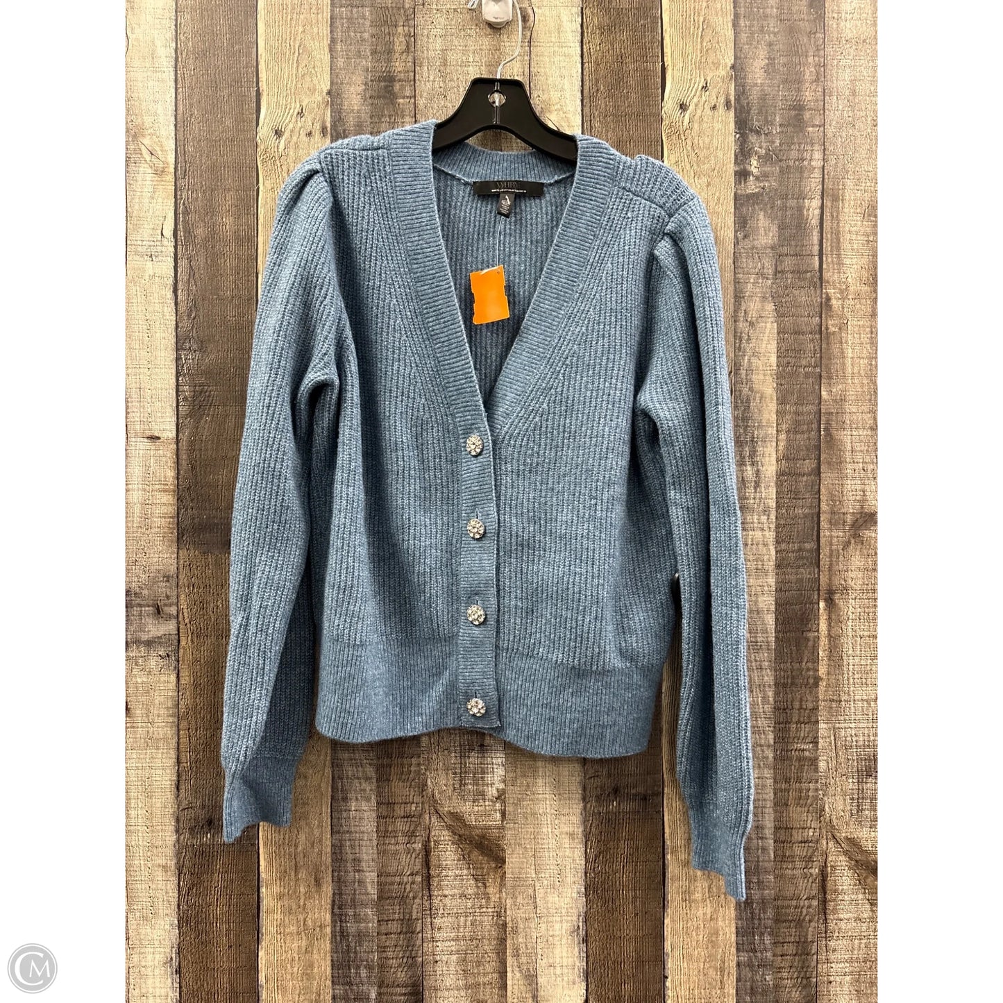 Sweater Cardigan By White House Black Market In Blue, Size: L