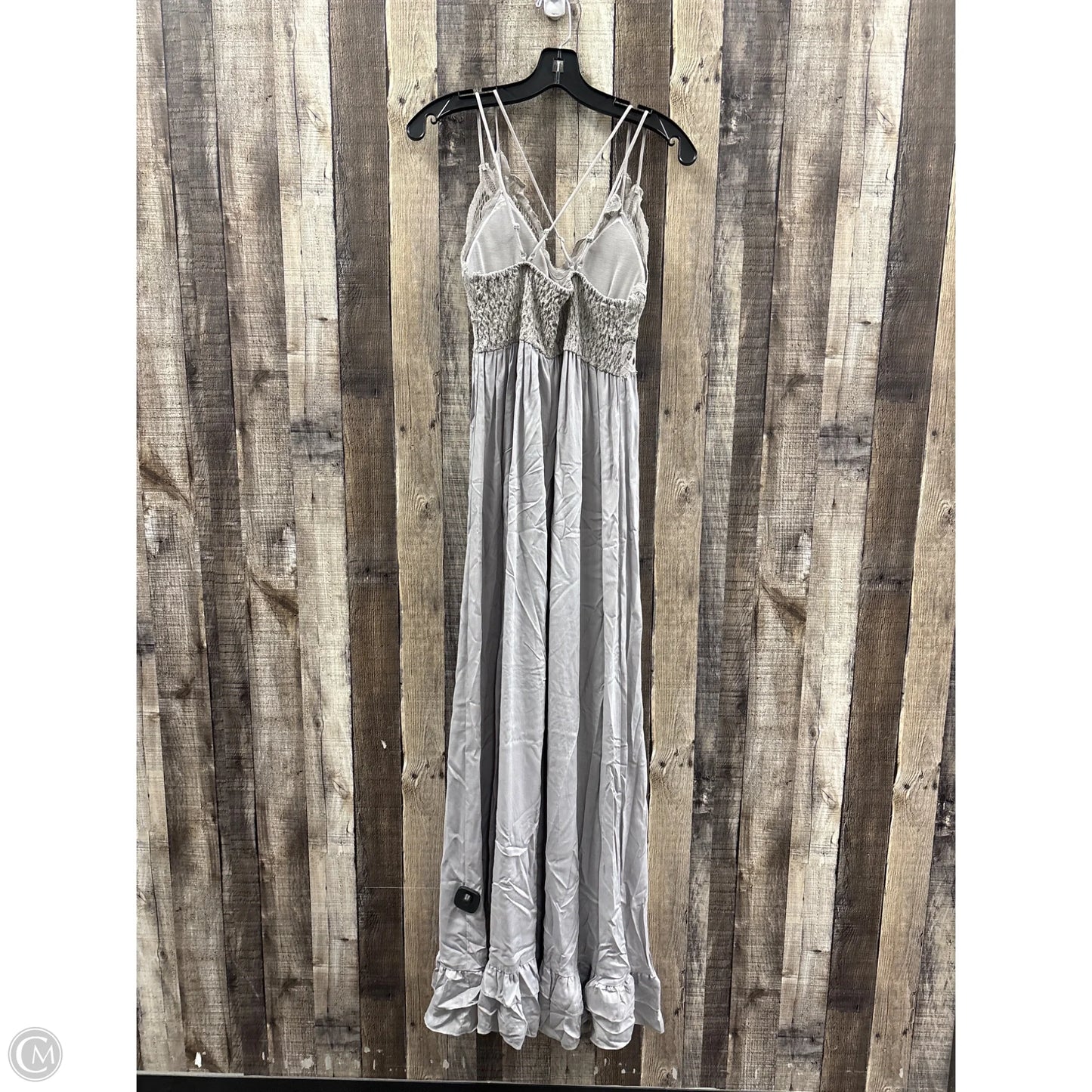 Dress Casual Maxi By Pink Lily In Grey, Size: M