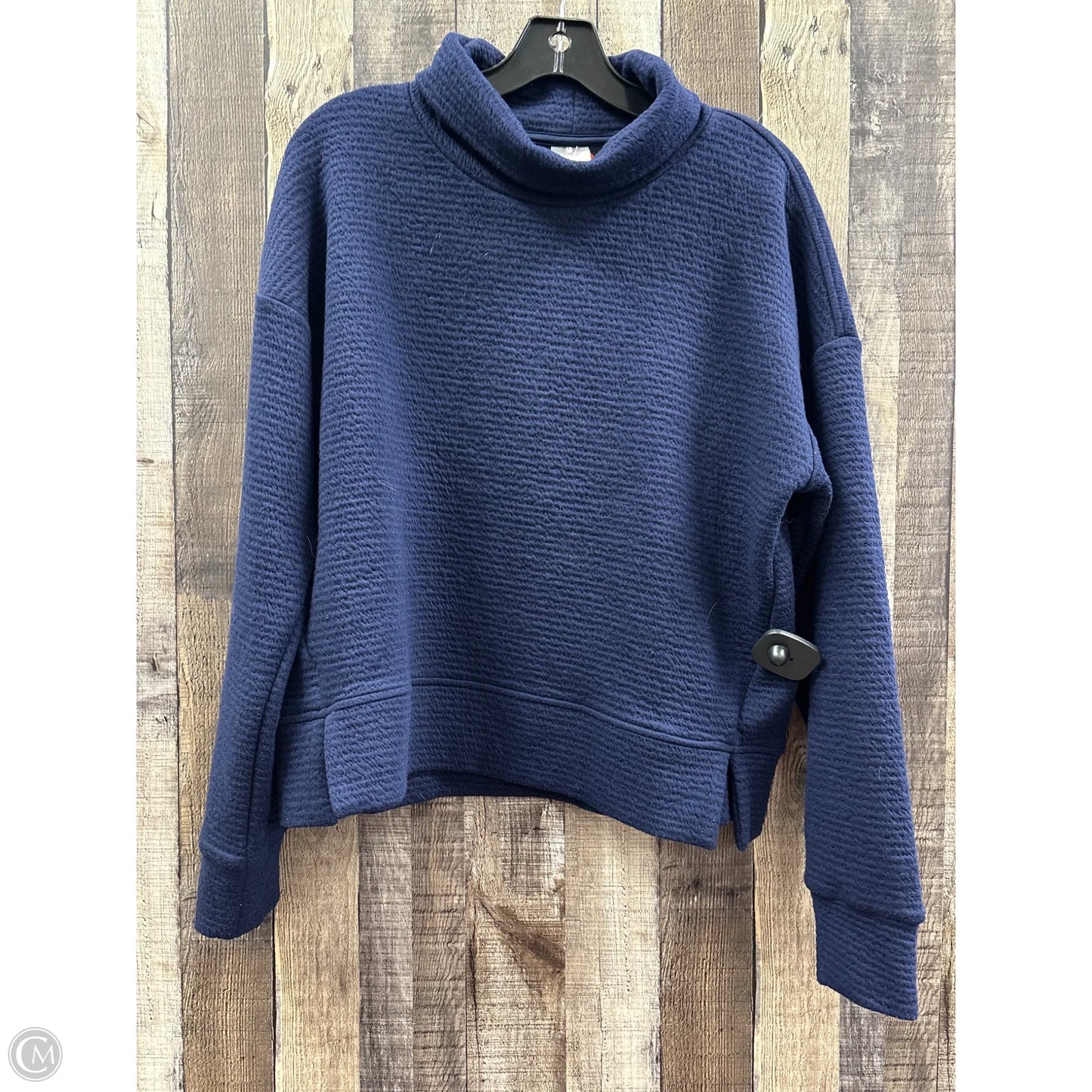 Sweatshirt Crewneck By Calia In Navy, Size: M