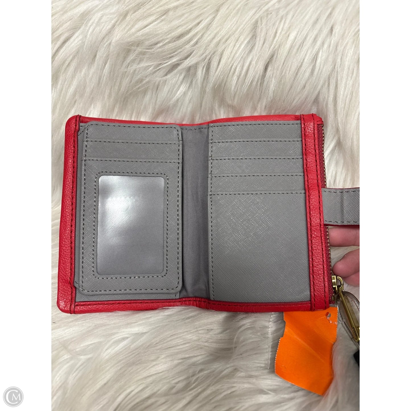 Wallet Leather By Fossil, Size: Small