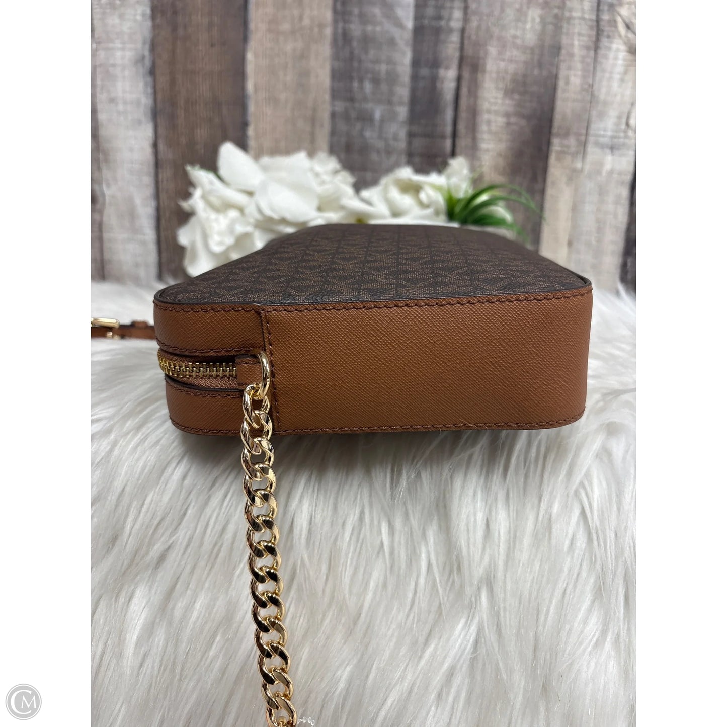 Crossbody Designer By Michael Kors, Size: Medium