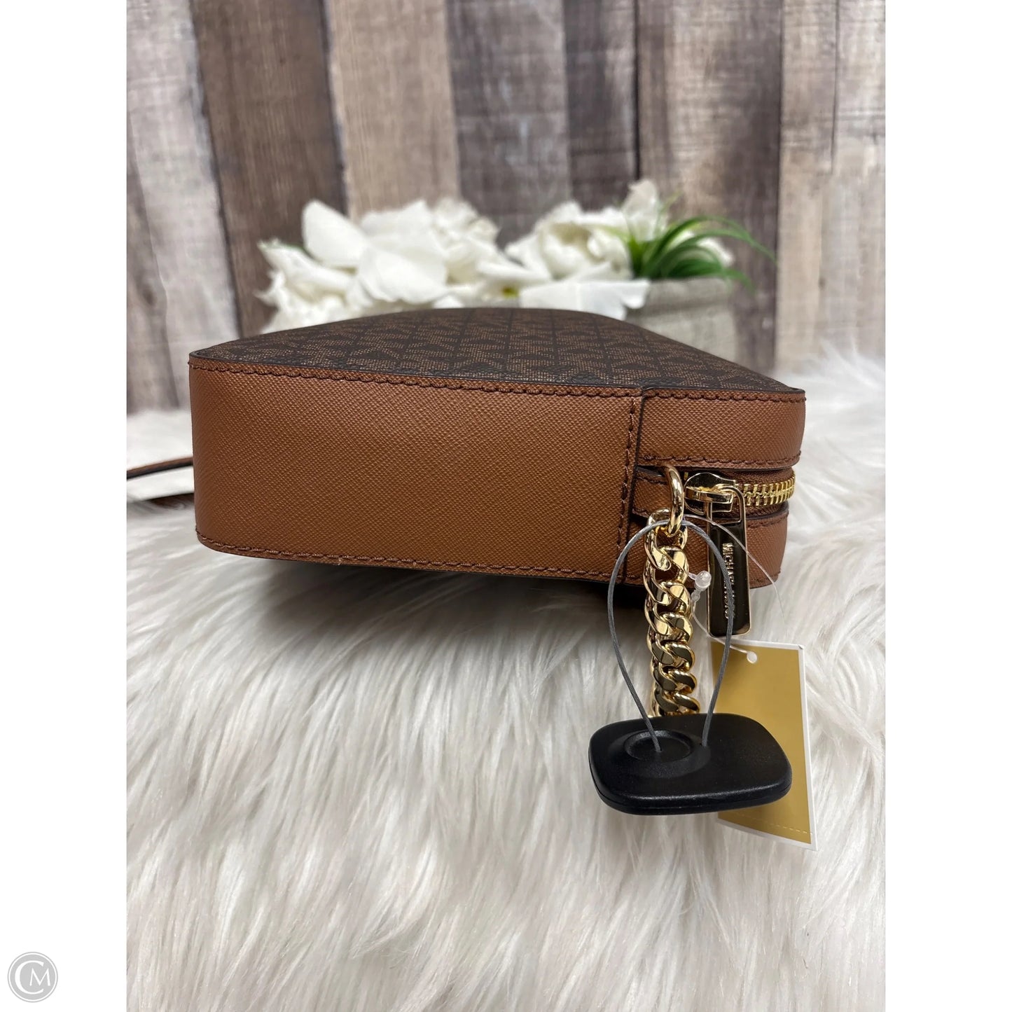 Crossbody Designer By Michael Kors, Size: Medium