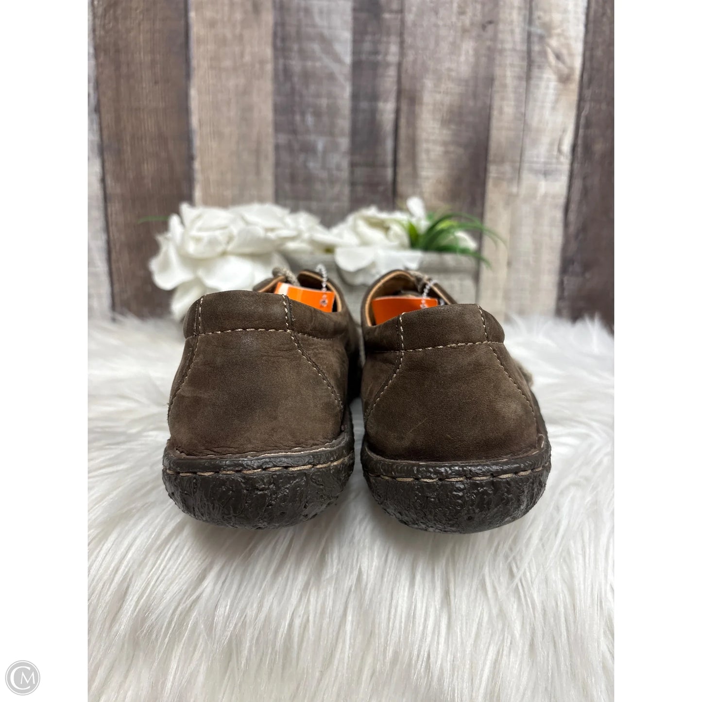 Shoes Flats By Born In Brown, Size: 8